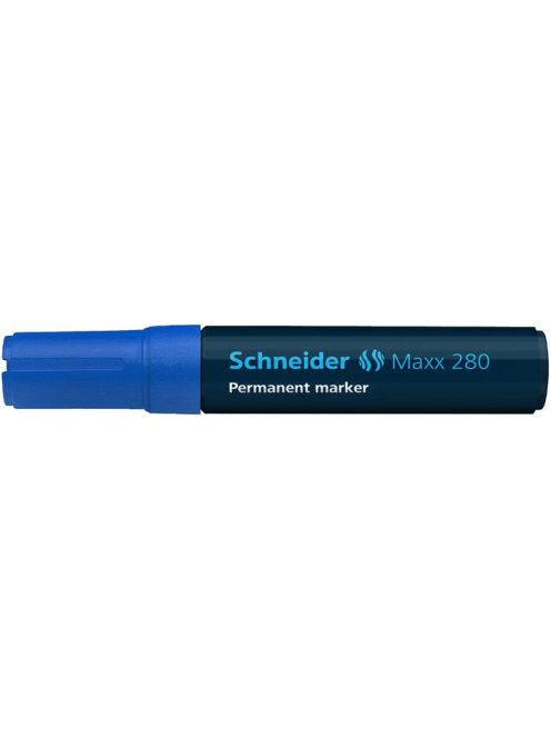 Alkoholos marker, 4-12 mm, vágott, SCHNEIDER "Maxx 280", kék (TSC280K)