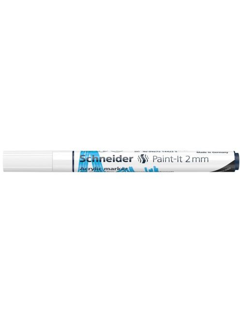 Dekormarker, akril, 2 mm, SCHNEIDER "Paint-It 310", fehér (TSC310F)