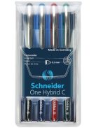 Rollertoll készlet, 0,3 mm, SCHNEIDER "One Hybrid C", 4 szín (TSCOHC03K4)