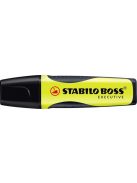 Szövegkiemelő, 2-5 mm, STABILO "Boss Executive", sárga (TST7314)