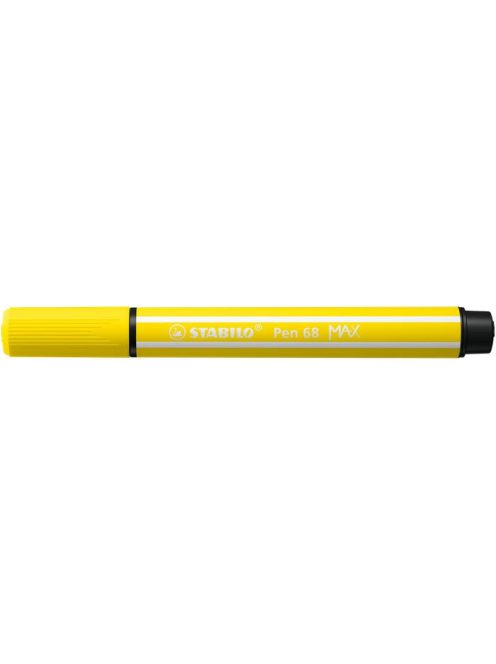 Rostirón, 1-5 mm, vágott hegy, STABILO "Pen 68 MAX", citromsárga (TST76824)