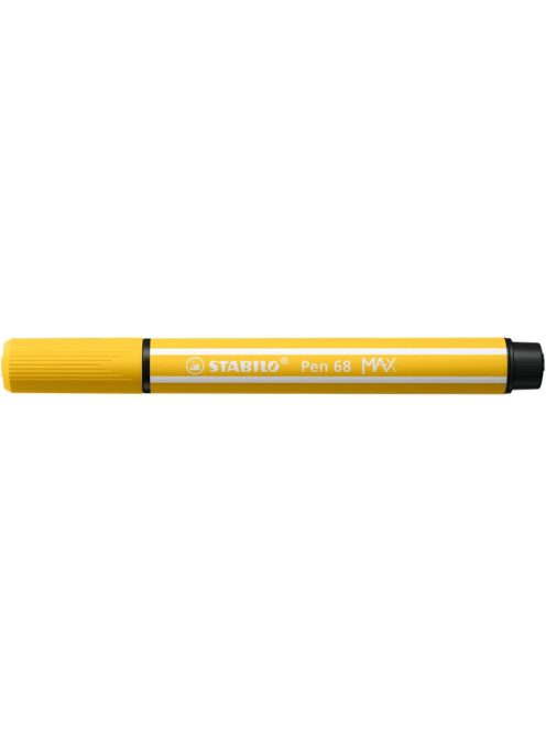 Rostirón, 1-5 mm, vágott hegy, STABILO "Pen 68 MAX", sárga (TST76844)